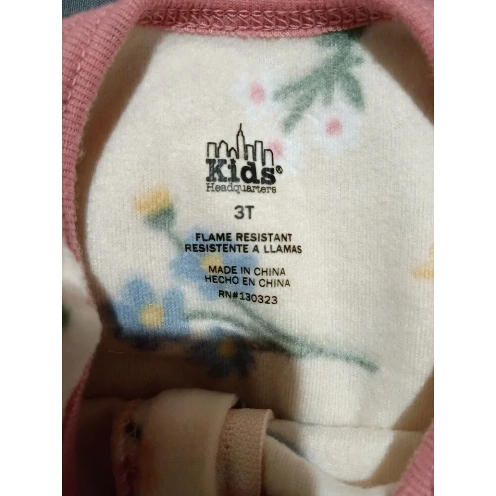 Kids Headquarters 3T One Piece Pajama New Never Worn
